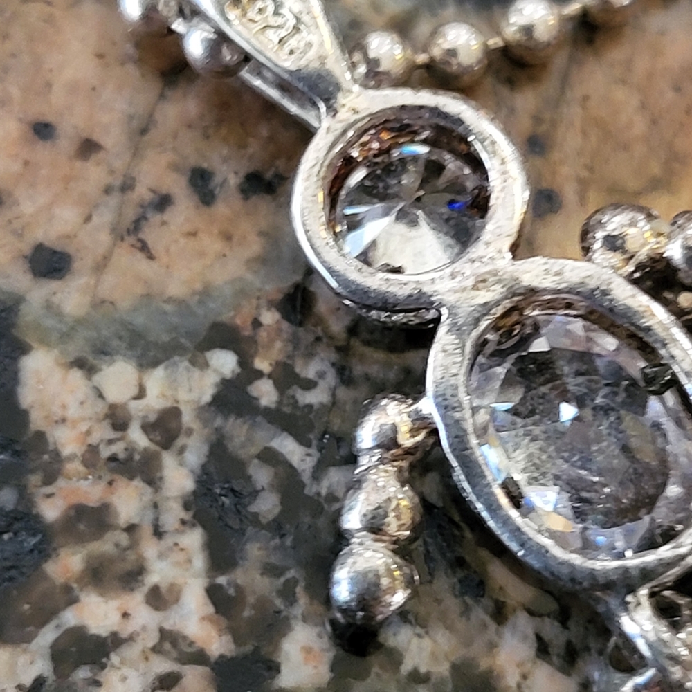 Sterling Silver Birthstone Boy & Girl Charm Chain & Pendant - Picture 3 of 9